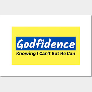 Godfidence - Christian Saying Posters and Art